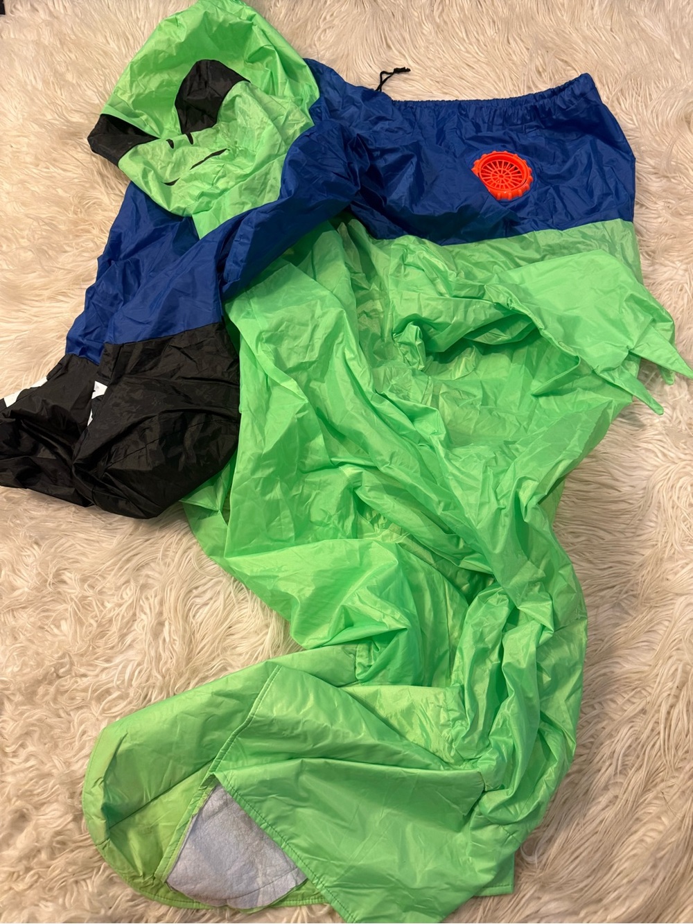 Adults inflatable ride on alien costume (C6)